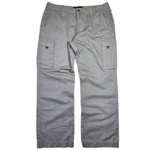 Y2k‎ Steve Barrys Mens Cargo Pants Gray Size 38x34 Utility 2000s Grunge Punk